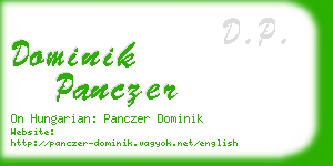 dominik panczer business card